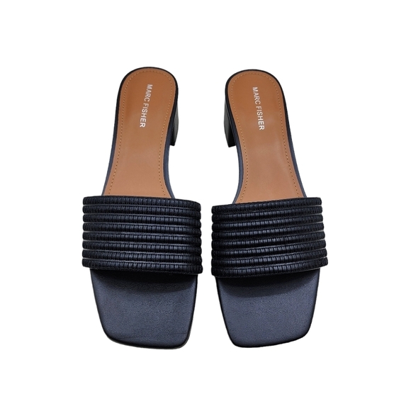 Marc Fisher Women's Block Heel Slip On Sandal - 10M - Picture 4 of 8